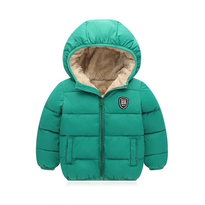 

BibiCola kids winter jacket thick velvet girls boys coat warm children jackets cotton infant clothing padded jacket kid clothes