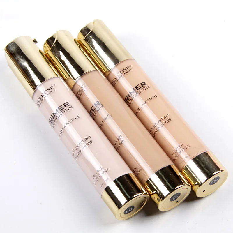 

MISS ROSE Makeup Mousse Foundation Concealer Oil Control Natural Primer Liquid Two In One Base @ME88