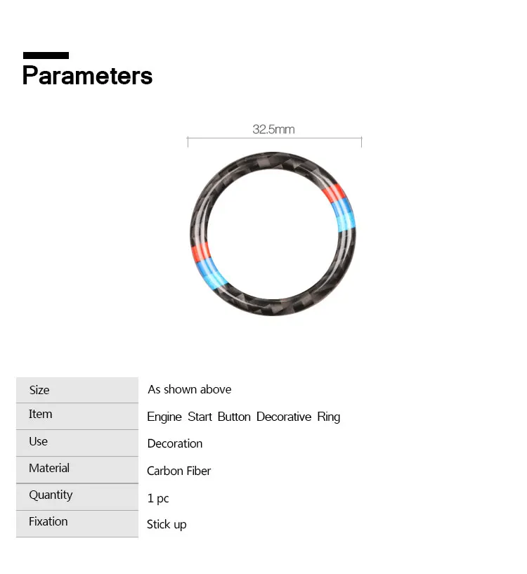 Новинка для bmw e90 e92 e93 автомобильный двигатель старт Стоп ключ зажигания кольцо наклейка s углеродное волокно круг M полоса отделка 3 серии автомобиля Наклейка