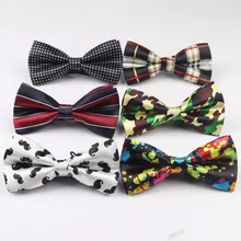 Мужской галстук-бабочка с изображением бантика, гладкий галстук-бабочка, мягкий полиэстер, Бабочка, фестиваль, декоративные узоры, Пейсли, полосатые галстуки