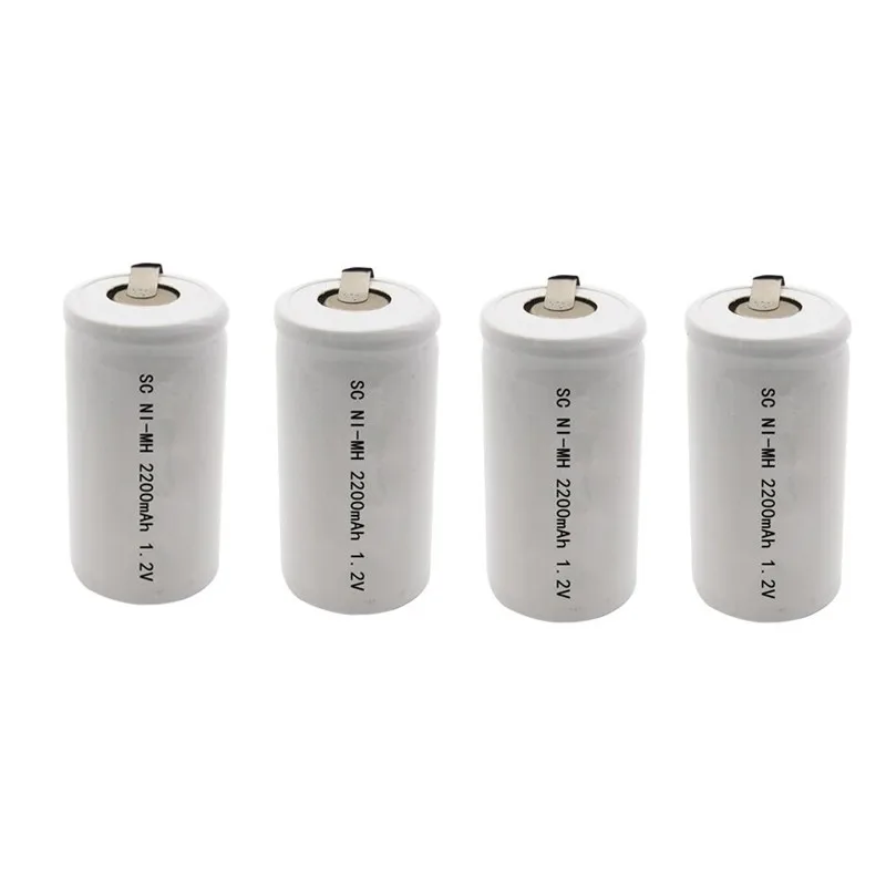 

20pcs /a lot YELLOW SC Ni-CD battery 1800mah rechargeable battery replacement 1.2V with tab an Extension