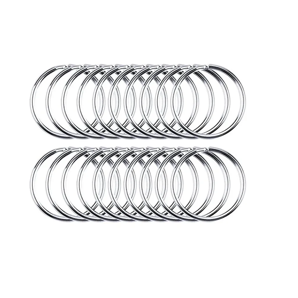 50 Pcs 35 MM Alloy Key Chain Rings Swivel Clasps Lanyard Snap Hook Lobster Claw Split DIY Key Rings for Jewelry Making Craft 