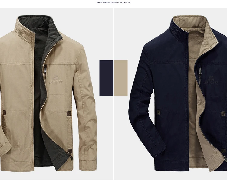 AFS JEEP, брендовая одежда, мужская куртка, пальто, Jaqueta Masculina, двойная одежда, ветровка, весна-осень, мужские куртки-бомберы, Veste Homme