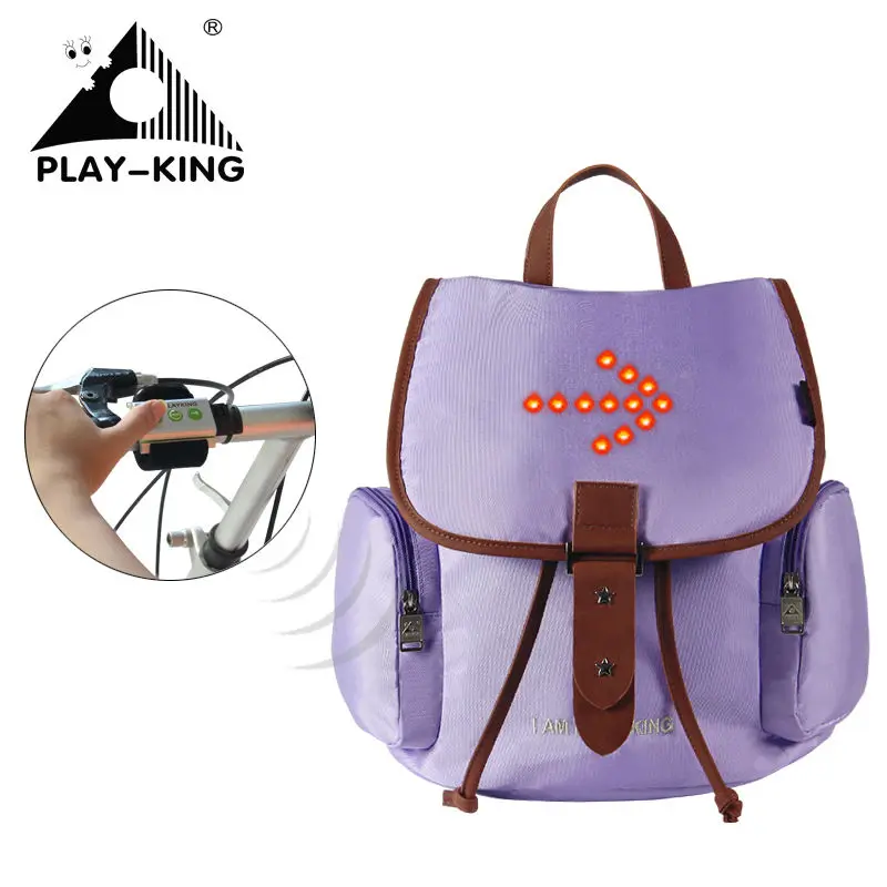 Playking Women Outdoor Sports Bicycle Cycling Bag With Turn Signal Bicycle Cycling Bag With Turn Signal