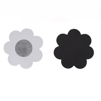 

1Pair Flower Shape Cool Reusable One Size Nipple Stickers lingerie Bra Pasties Pad Self-Adhesive Silicone Breast Nipple Cover