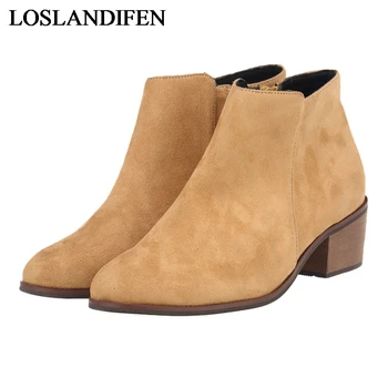 

Big Size 42 Autumn Ankle Boots Women Pumps Sexy High Heels Fashion Women Short Boots Brand Ladies Shoes Boots NLK-A0168