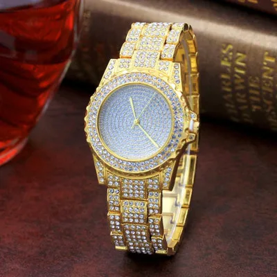 

mk New steel band watches all over the sky star diamond ms luxury watches female table dw style