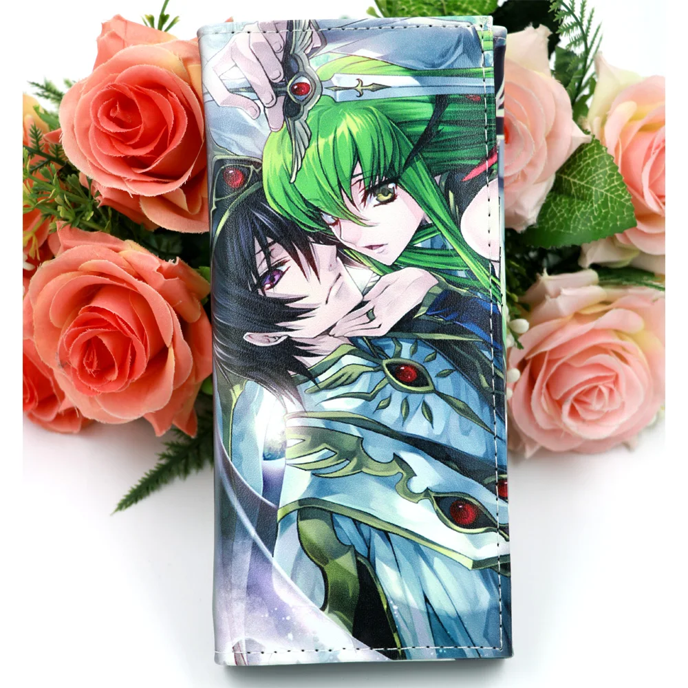 

Code Geass Anime Synthetic Leather Wallet Lelouch Lamperouge Colorful Long Purse