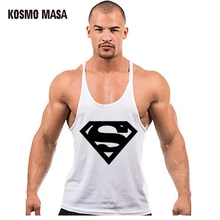 Супермен тренажерный зал фуфайки мужская топы рубашка бодибилдинг оборудование мужская золотые тренажерный зал стрингер мышцы топы жилет MC0120