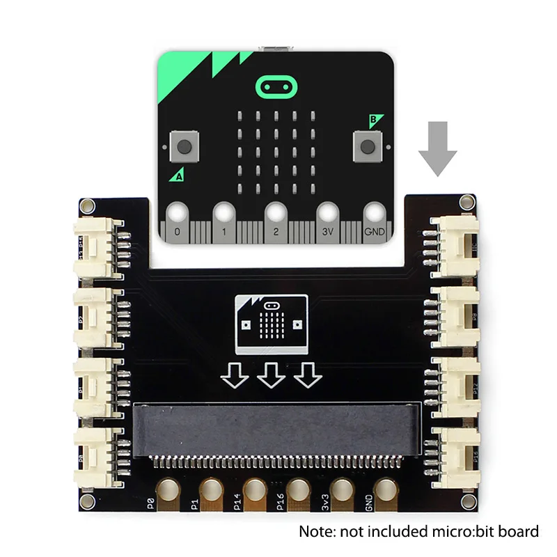 Электронный стартовый набор Crowtail для Micro: bit 2,0 для детей, начинающих, обучающих программированию, 20 занятий, компьютерные электронные подарки, Набор для творчества