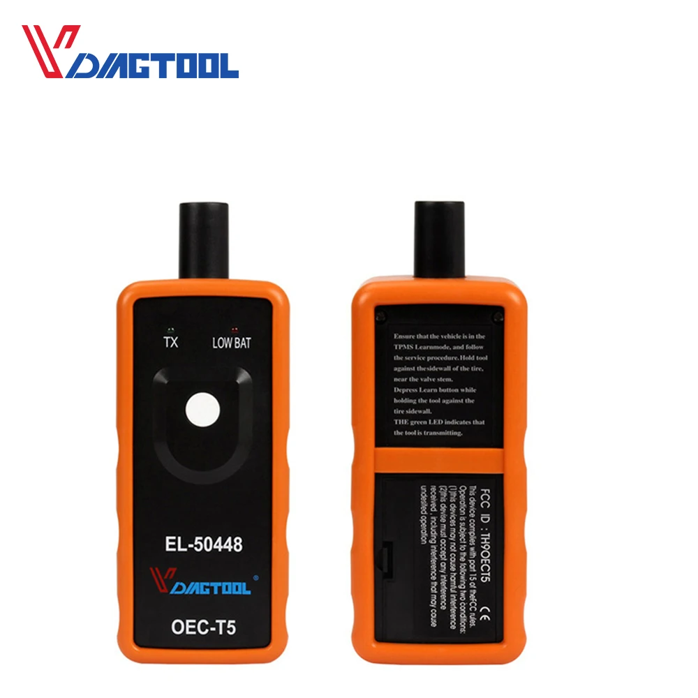 

VDIAGTOOL EL50448 Tire Presure Monitor Sensor EL 50449 OEC-T5 For G-M/for Opel TPMS Reset Tool EL-50448 Auto Diagnostic Tool