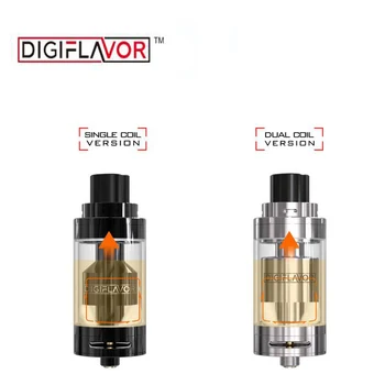 

IN STOCK !! Digiflavor Fuji GTA Single Coil Version 6ml Tank Dual Coil Version 5.5ML Airflow Straight to coil Easy To Wick