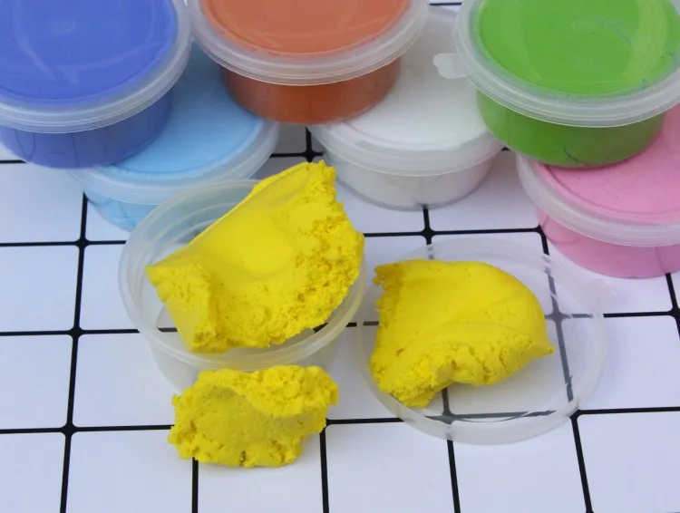 

20 grams of boxes of colored clay handmade DIY cake ice cream Ling paper clay does not pull silk can be cream earth puzzle toys