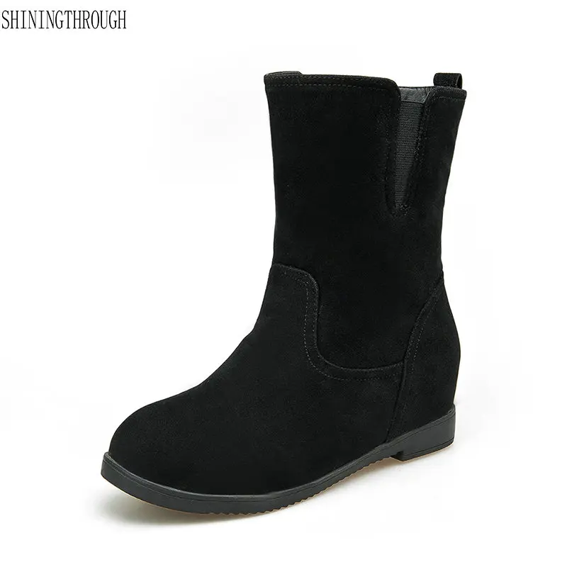 

2018 New ankle boots winter boots woman flat snow boots women boot sweet shoes woman simple Students' shoes