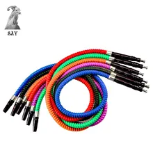 SY 1 шт. 1,0 м шланг для кальяна из искусственной кожи с пластиковой ручкой для кальяна шланг для кальяна Chicha Narguile аксессуары для курения