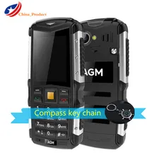 Подарок! AGM M1 IP68 Водонепроницаемый 2570 мАч 2.0 “3 г мобильного телефона 2.0MP dual sim двойной открытый пожилых людей мобильный телефон русский