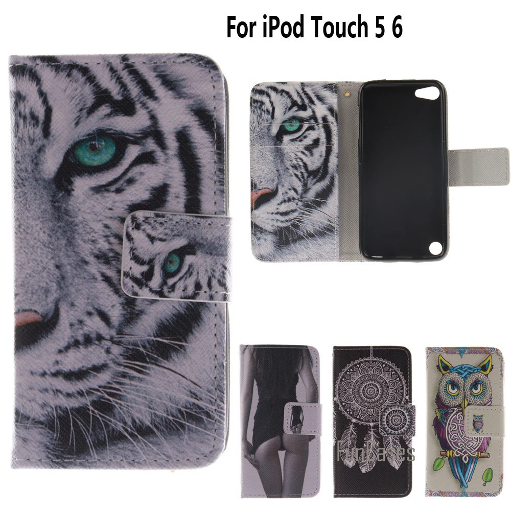 Чехол-кошелек для fundas iPod Touch 5 6 чехол coque Touch6 + подставка карт etui caso | Мобильные