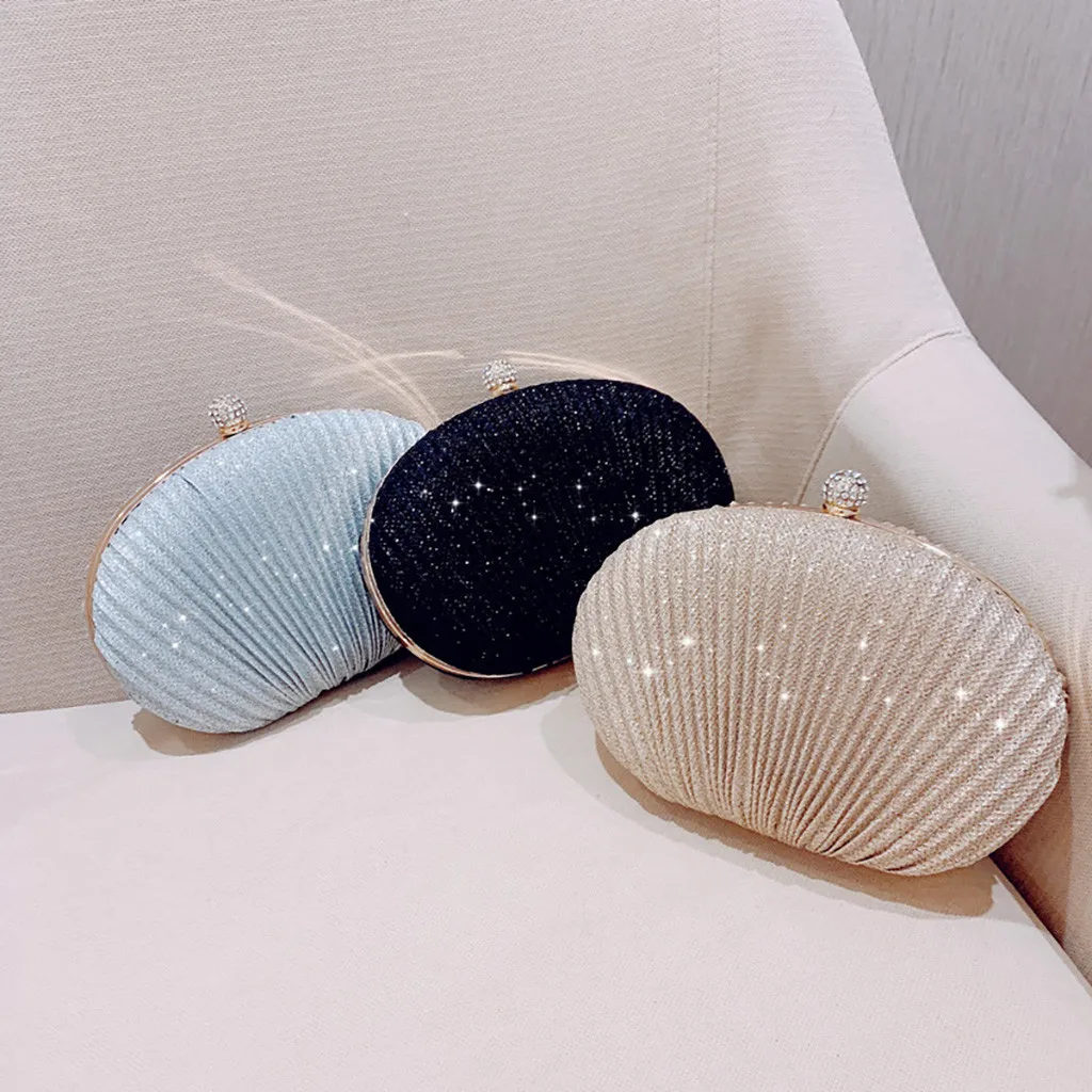 

MOLAVE Handbags fashion bags for Women 2019 Evening Handbag Party Sparkly Clutch Purse Shoulder Cross Bag Shell Open Pocket 9517