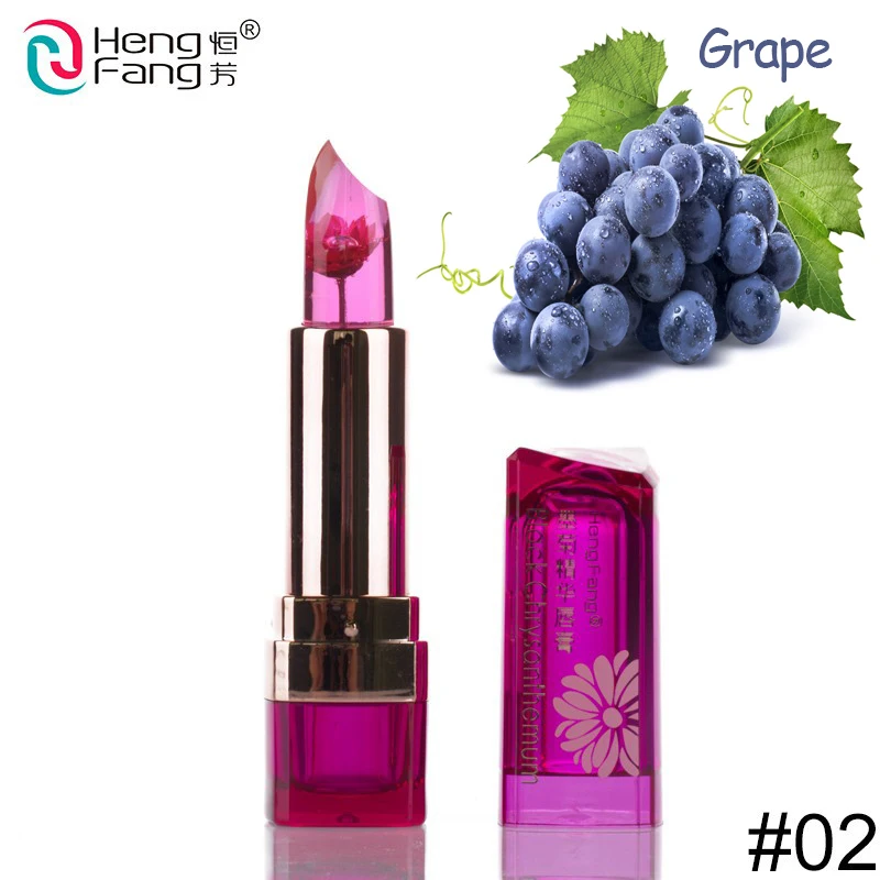 Jual Hengfang Tahan Air Bunga Lipstik Kecantikan Pelembab Kosmetik Magic Berubah Suhu Jelly Tongkat Bibir Tahan Lama Lip Balm