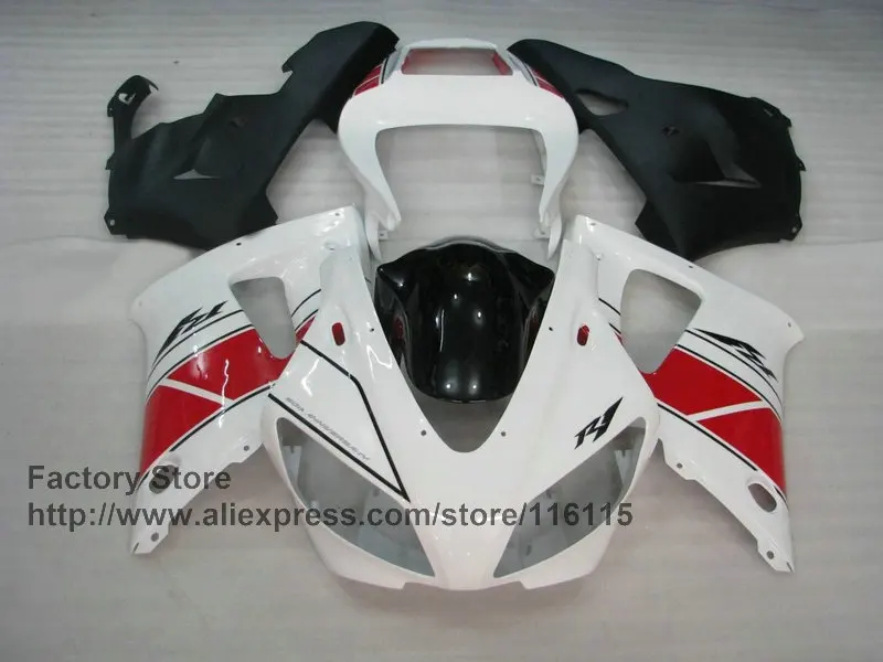 Motomarts мотоцикл литья под давлением ABS обтекатели комплект для YAMAHA 1998 1999 98 99 YZF R1 белый, красный, обтекатели комплект