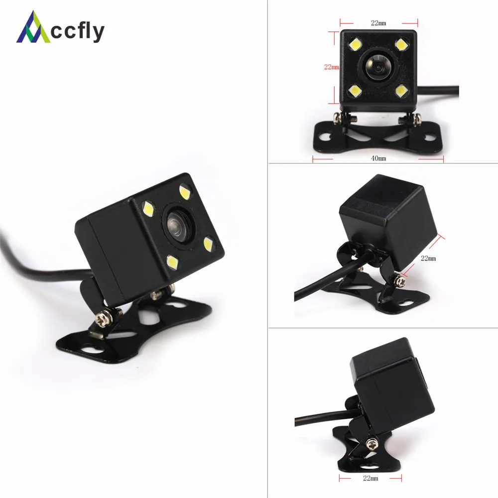 Accfly интеллектуальная автомобильная парковочная камера заднего вида HD 170 градусов ночного видения реверсивная динамическая траектория
