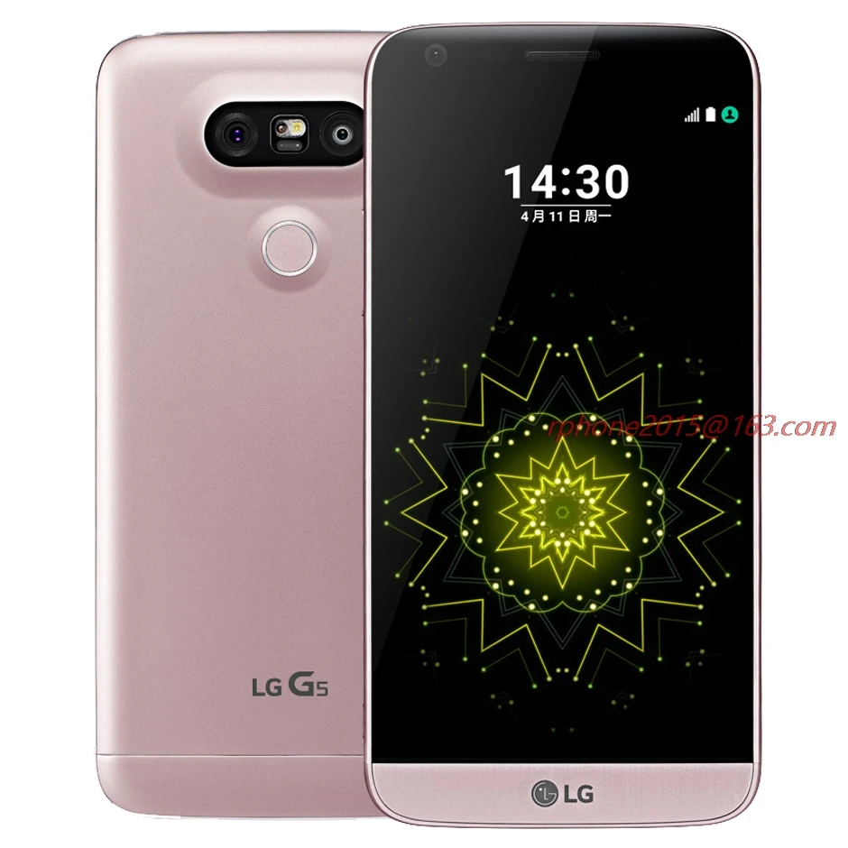 Разблокированный мобильный телефон LG G5 F700 5," 16 МП 4 Гб ОЗУ 32 Гб ПЗУ отпечаток пальца LG G5 Восстановленный мобильный телефон