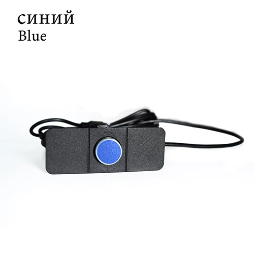 Адаптер Viecar для заднего Камера Сенсор зуммер 12V 3 цвета радар заднего ход, парковочный Сенсор комплект Подсветка Дисплей Парковочные системы комплект - Название цвета: Синий