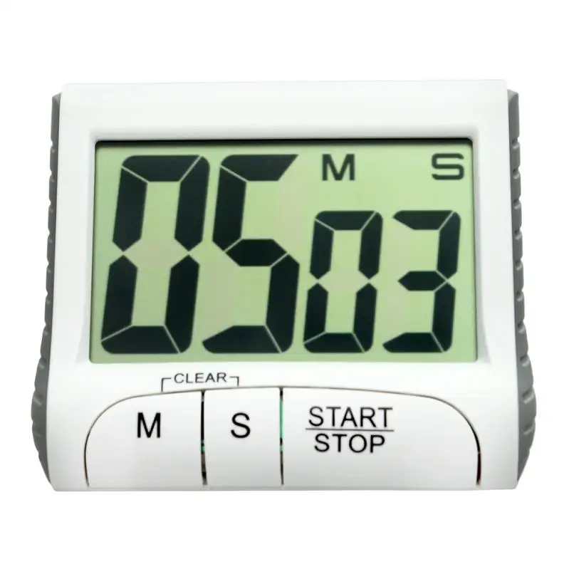 

2018 My House Portable Digital Countdown Timer Clock Large LCD Screen Alarm for Kitchen Cook Hot Sell Timer Clock mar6