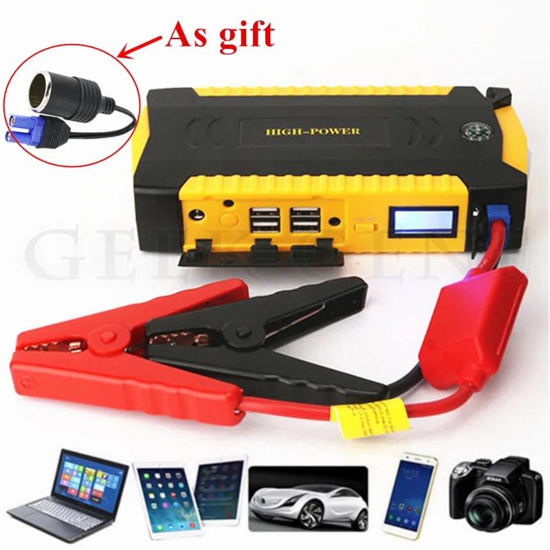 2019 Car Jump Starter 600A Pack Portable Starter Power Bank Car Charger for Car Battery Auto Cigarette Lighter Booster Diesel CE 2019 Car Jump Starter 600A Pack Portable Starter Power Bank Car Charger for Car Battery Auto Cigarette Lighter Booster Diesel CE