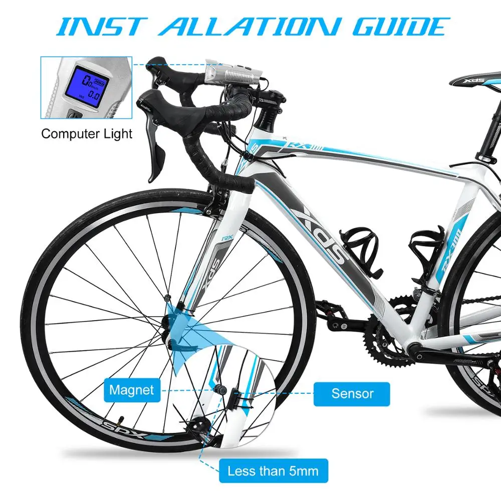 Best Waterproof Bicycle Light USB Rechargeable Bike Front Light Flashlight with Bike Computer LCD Speedometer Cycling Head Light Horn 5 Best Waterproof Bicycle Light USB Rechargeable Bike Front Light Flashlight with Bike Computer LCD Speedometer Cycling Head Light Horn 5
