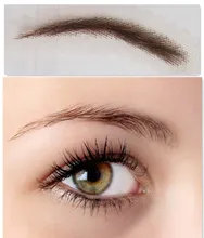 New Arrival Long-lasting Easy To Wear 2016 Promotion Real Sobrancelha 2pcs( 1pair )/lot Color Fake Eyebrow False Brow