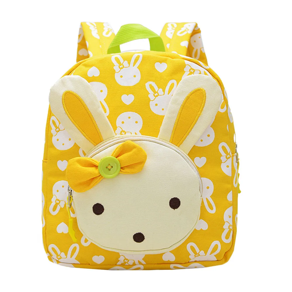 

Version of the cartoon children's school bag kindergarten bag boys and girls 1-3 years old baby backpack canvas backpack H30517