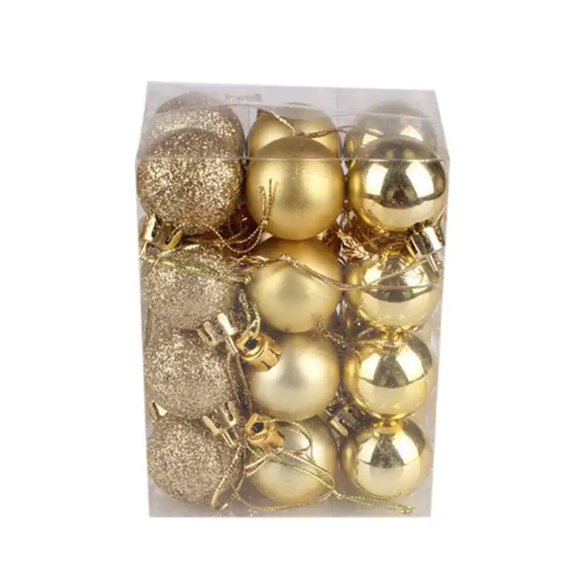 

Christmas Tree Decorations 30mm 24pcs Ball Bauble Hanging Home Party Ornament 17OCT30