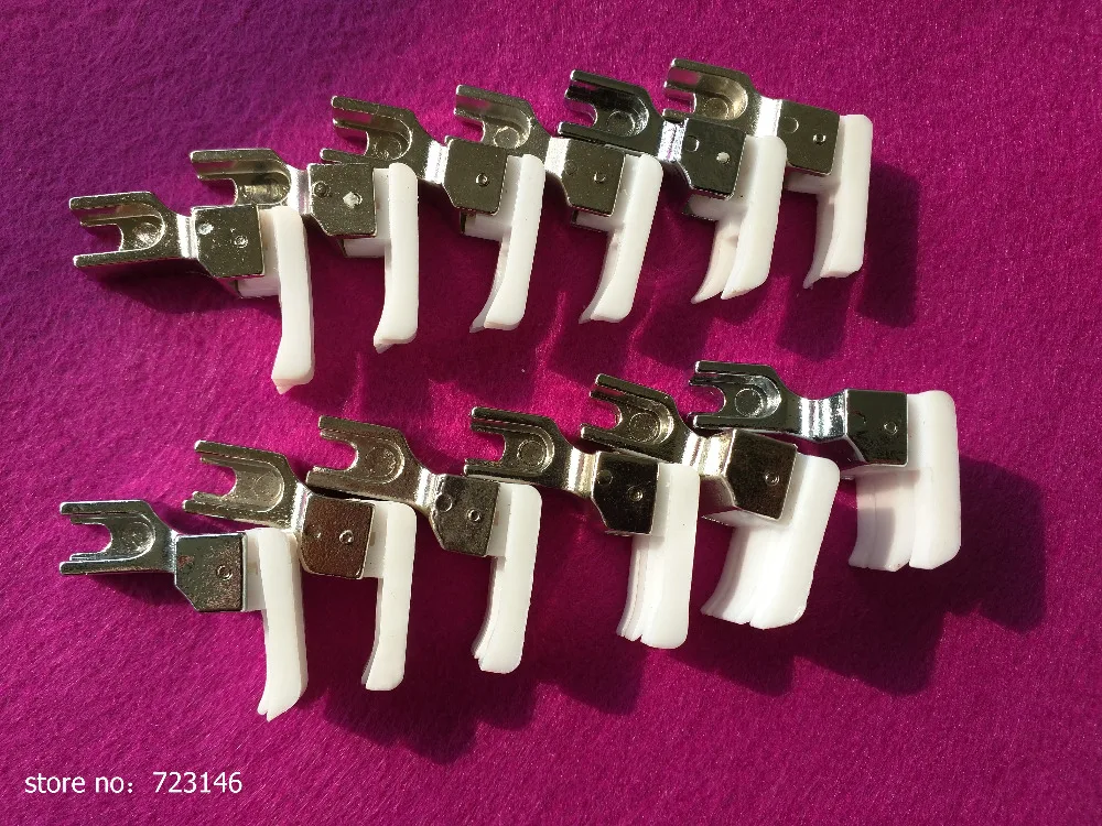 

T35W 12.5mm Industrial Sewing Machine Presser 100PCS Teflon Foot FEET for Brother Juki YAMATO Singer Siruba PFAFF ADLER TYICAKAL