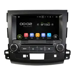 Android 2 Din автомобильный DVD для Mitsubishi Outlander 2007-2012 с Зеркало Ссылка Авто Мультимедиа Стерео gps навигации wi-fi