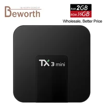 10pcs TX3 Mini Android 7.1 TV Box 2G 16G Amlogic S905W Quad Core Smart Mini PC Wifi 4K Streaming Media Player KODI17.3 TVbox DHL