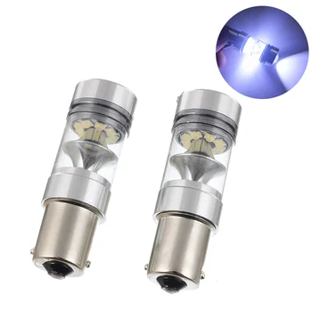 

2 Pcs 1156 1000LM LED Bulb Car Fog Light Tail Driving Lamp Extremely Bright LED Bulbs Car Reversing Turn Signal Back Up Lights