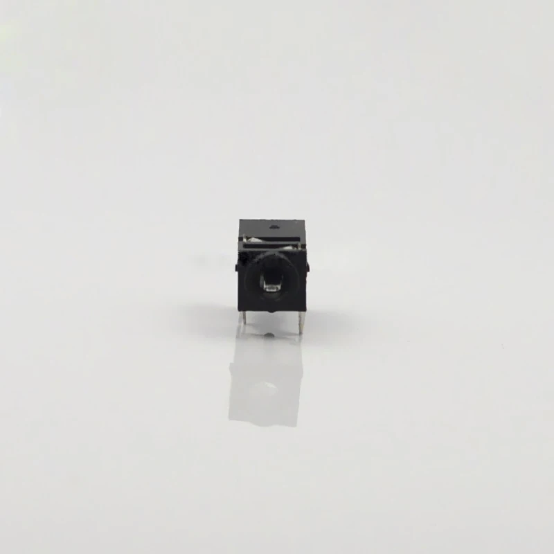 100pcs Jack 2 5mm Headphone Connector Four Feet Pin 90 Degrees Horizontal PJ 208B Plug in Audio Connection Socket Headset Plug