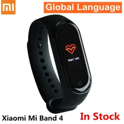 Оригинальный mi Band 3 Xiao mi Band 3 фитнес-трекер пульсометр Smart Band 0,78 "OLED сенсорный экран 5ATM водостойкий Smartband