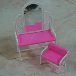 2 шт./компл./комплект туалетный столик и стул для кукол 29 см