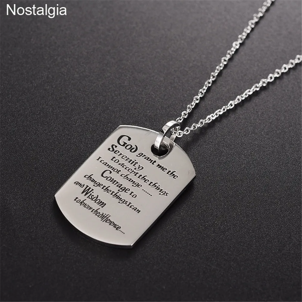 Stainless Steel Bible Quotes God Grant 