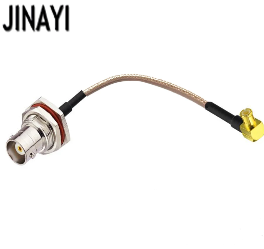 10pcs BNC female bulkhead with O-ring to MCX male RA RF Coax Pigtail cable RG316 15cm 20cm 30cm 50cm | Обустройство дома