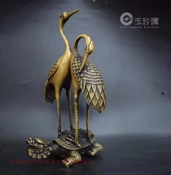 

Bronze turtle crane antique decorations