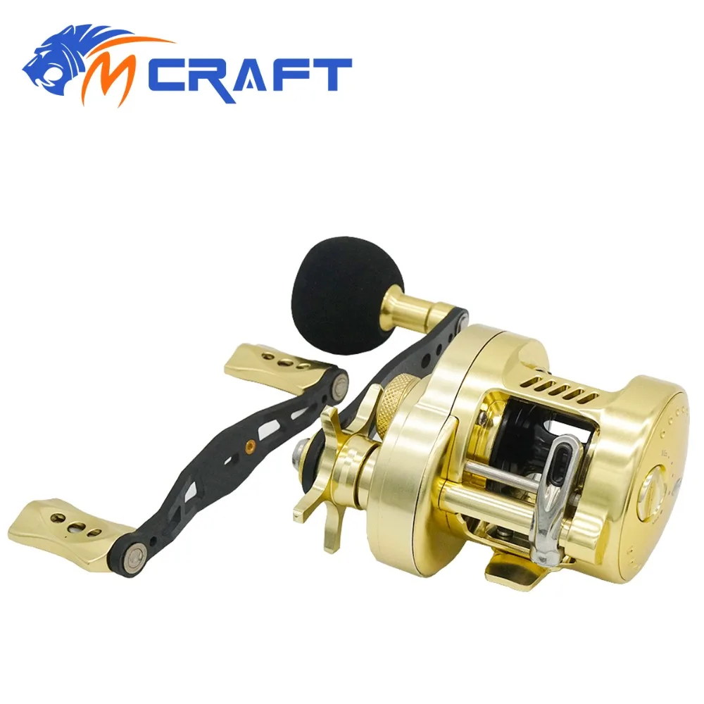 Baitcasting بكرة بطيئة القفز بكرة CNCAluminium المعدني الكامل المياه المالحة قارب بكرة 6.2: 1 البحر الصيد بكرة HG300G Baitcasting بكرة بطيئة القفز بكرة CNCAluminium المعدني الكامل المياه المالحة قارب بكرة 6.2: 1 البحر الصيد بكرة HG300G