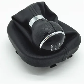 

For Volkswagen VW Caddy 2 II MK2 Touran Gear Shift Knob Lever Stick PEN Gaiter Boot Cover Black 2004 2005 2006 2007 2008 2009