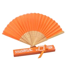 Hand Fans Wedding Favors And Get Free Shipping On Aliexpress Wedding Elegant Folding Fan With Box Vintage Chinese Hand For Favor Event Festive Party