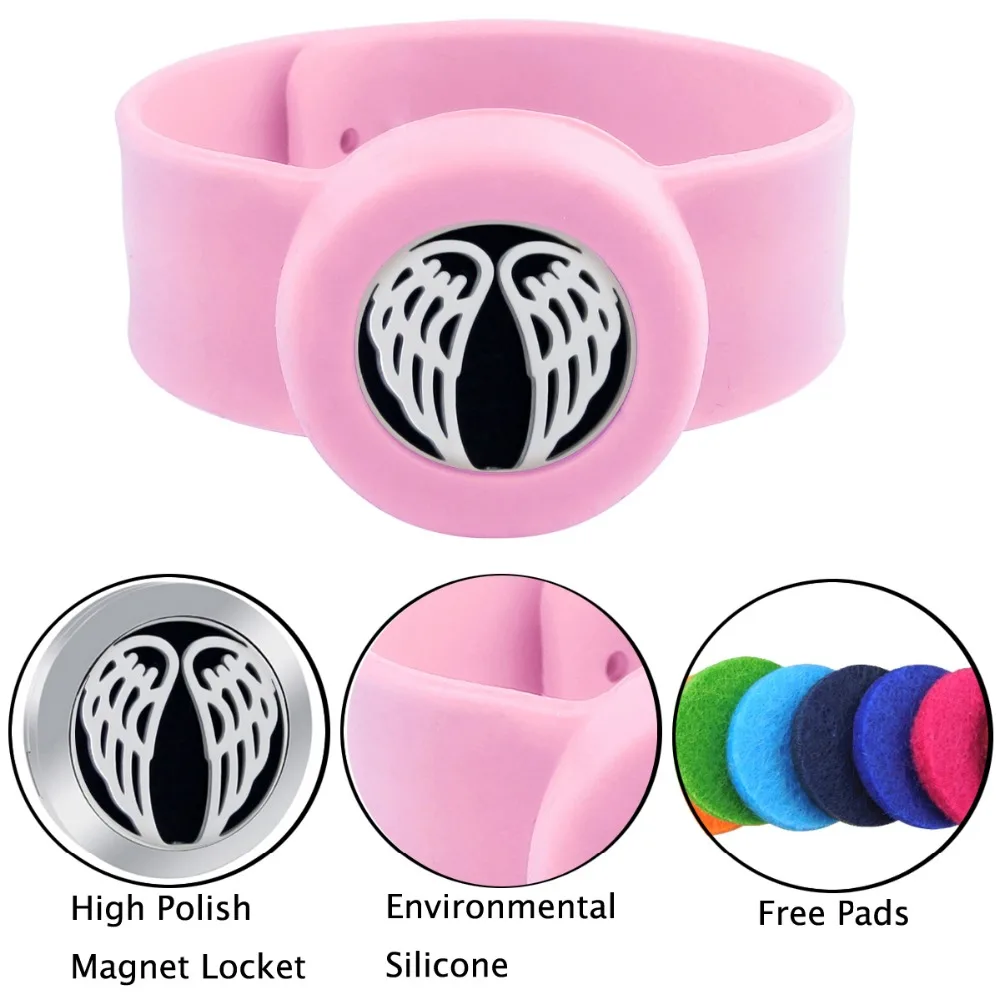 SZP-BS002-0 Silicone Diffuser Locket Bracelet-11 