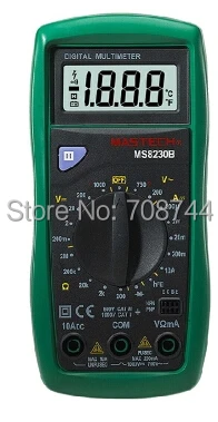 

2000 Counts Display Handheld Digital Multimeter MS8230B