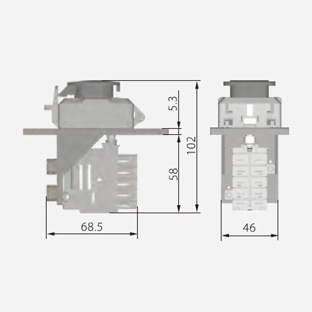 KEDU JD3 230/400V 16/12A электромагнитный переключатель ВКЛ./ВЫКЛ. Аварийная остановка