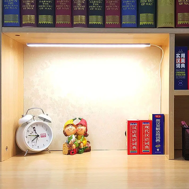 

LED Rigid Light Table Lamps Portable USB Port LED Light for Study Reading Kids Room Night Lamp For Bedside 35cm Kitchen Lighting
